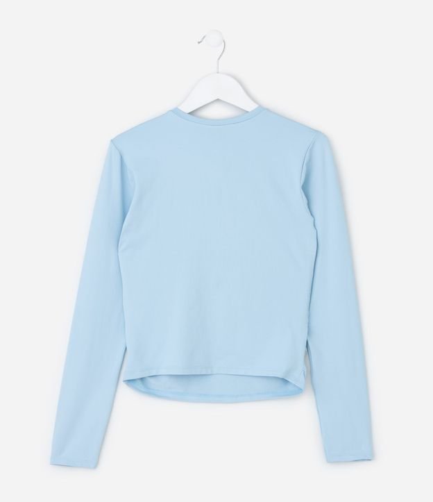 Remera Infantil Baby Look en Poliamida con Frunce Lateral – Talle 5 a 14 años 3