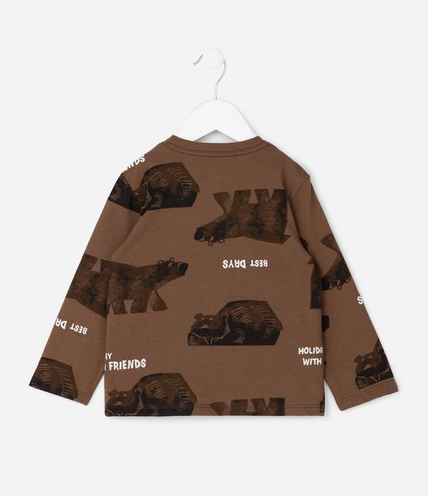 Remera Infantil con Estampado Ursos Full Print – Talle 1 a 6 años 3