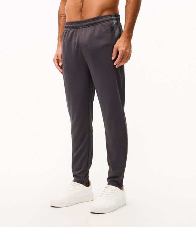 Pantalón Deportiva con Rayas Laterales y Cremallera en Bajo 2