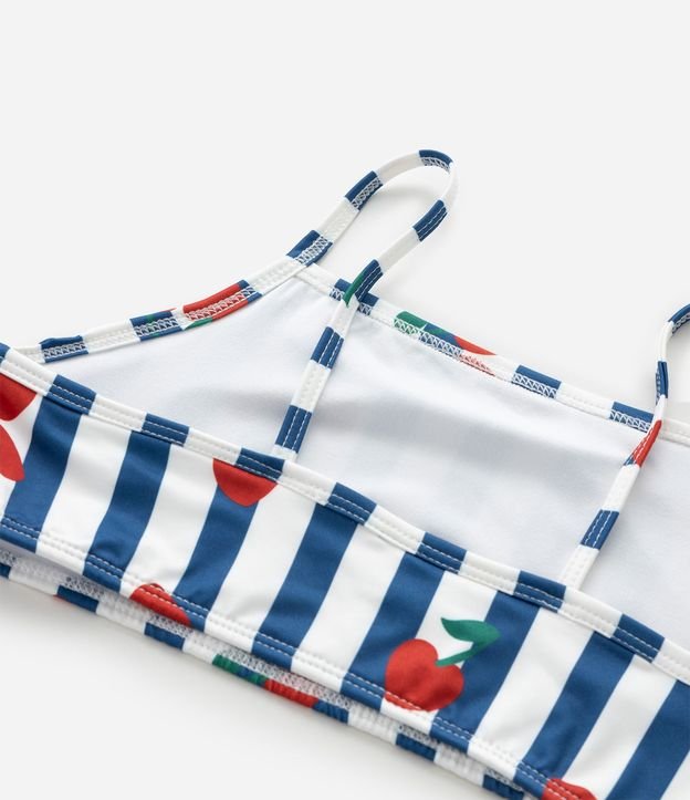 Bikini Infantil Top y Bottom con Estampa de Cerezas – Talle 5 a 16 años 9