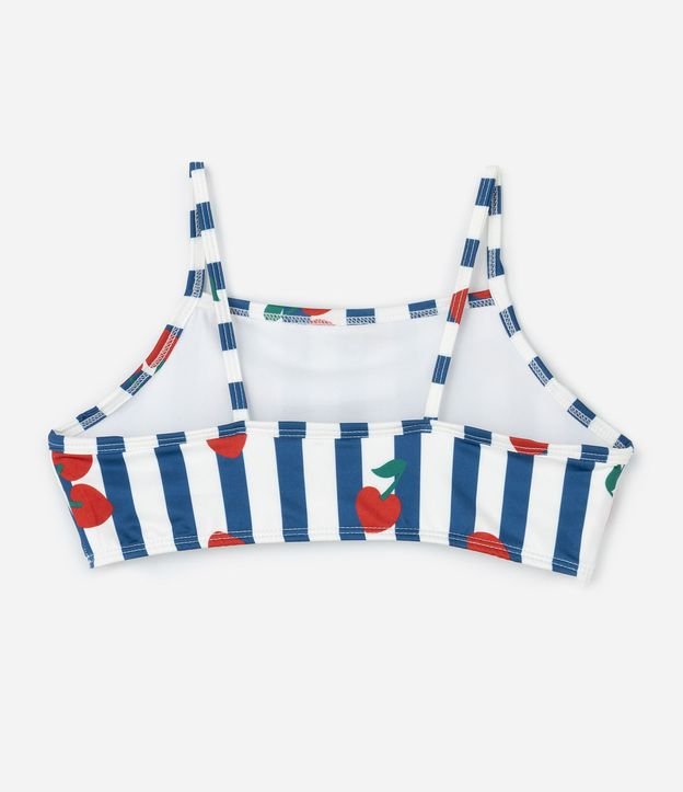 Bikini Infantil Top y Bottom con Estampa de Cerezas – Talle 5 a 16 años 4
