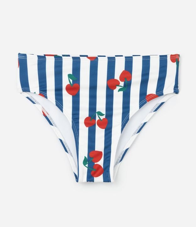 Bikini Infantil Top y Bottom con Estampa de Cerezas – Talle 5 a 16 años 5