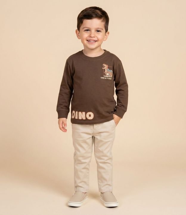 Remera Infantil con Estampado Dinosaurio – Talle 1 a 6 años 4