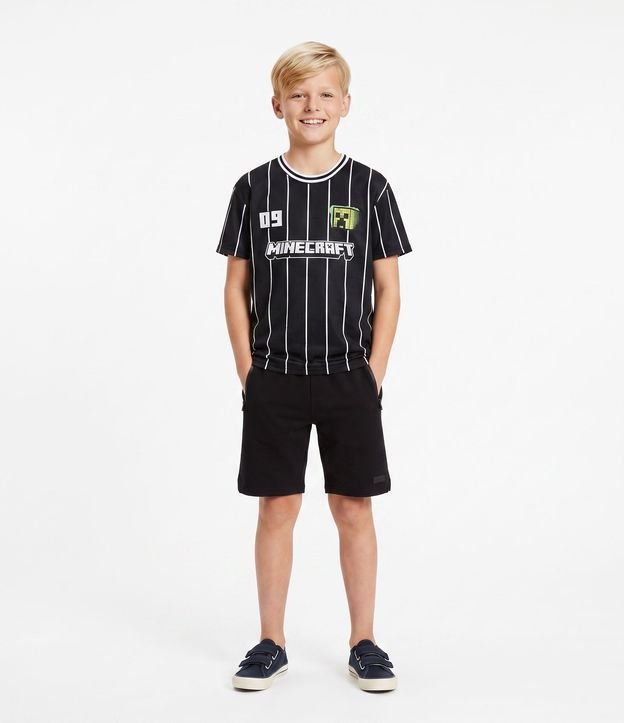 Remera Infantil Deportiva con Estampado Minecraft – Talle 5 a 14 años