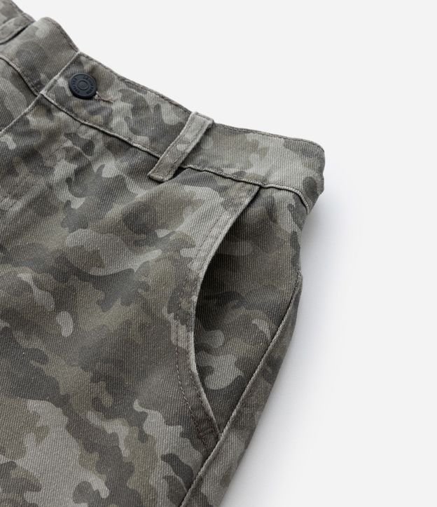 Pantalón Infantil Baggy con Estampa Camuflada – Talle 7 a 16 años 5
