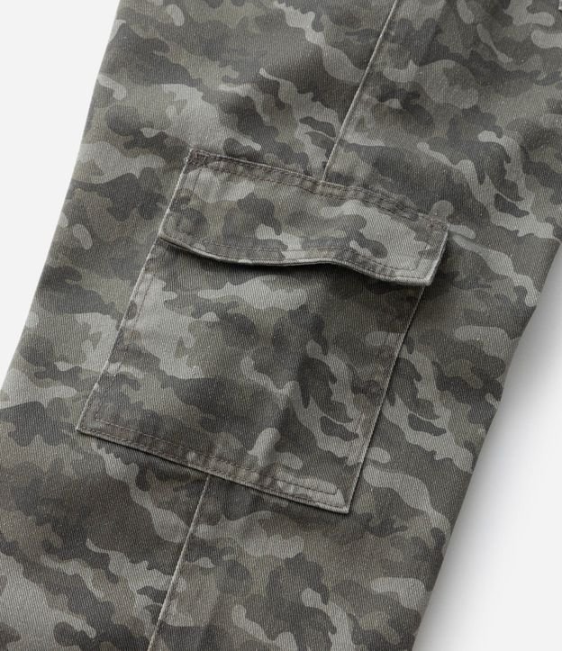 Pantalón Infantil Baggy con Estampa Camuflada – Talle 7 a 16 años 7