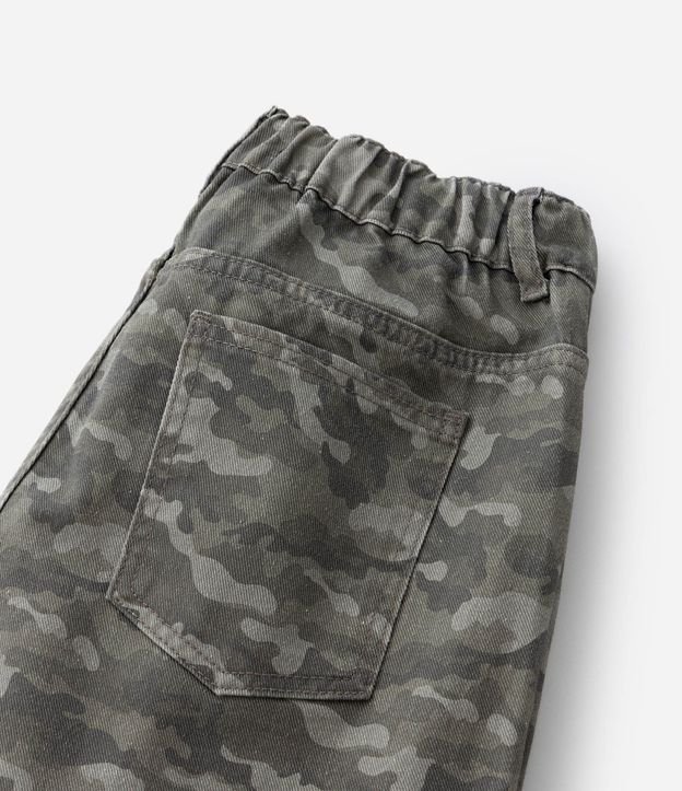 Pantalón Infantil Baggy con Estampa Camuflada – Talle 7 a 16 años 8