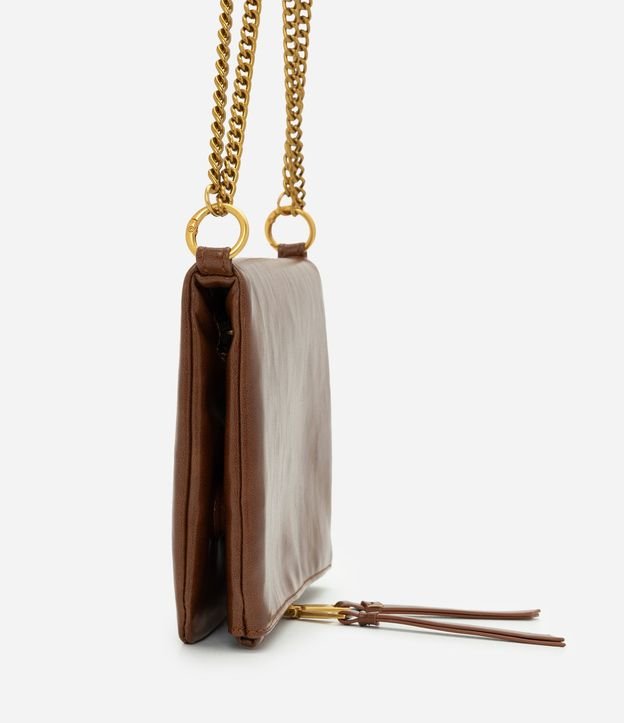 Bolsa Transversal Mediana en PU con Correa de Cadena 2