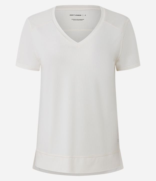 Remera Deportiva en Microfibra Agujerada con Ruedo Mullet 5