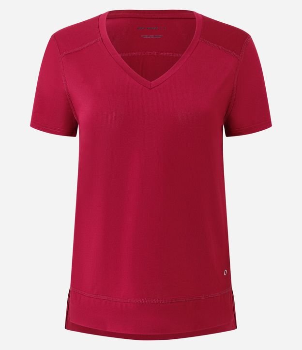 Remera Deportiva en Microfibra Agujerada con Ruedo Mullet 5