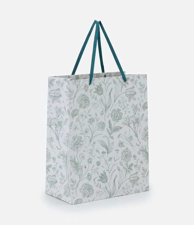 Bolsa de Regalo Mediana con Estampa Floral