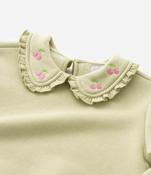 Algodón con Cuello muñeca Bordada - Talle 1 a 6 años 4