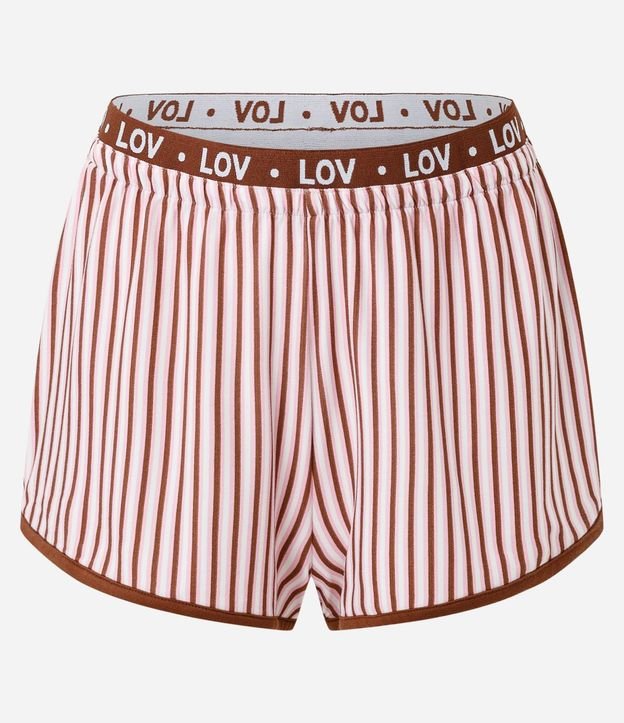 Pijama Corto en Peach Touch con Estampa de Oso 9