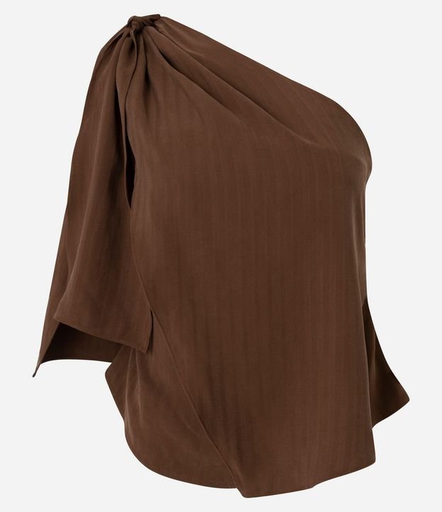 Blusa Amplia con Un Hombro Único 5