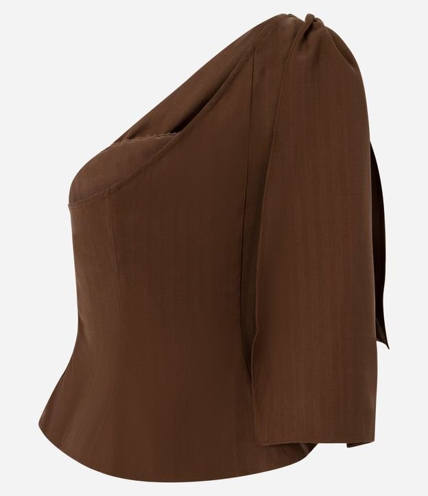 Blusa Amplia con Un Hombro Único 6