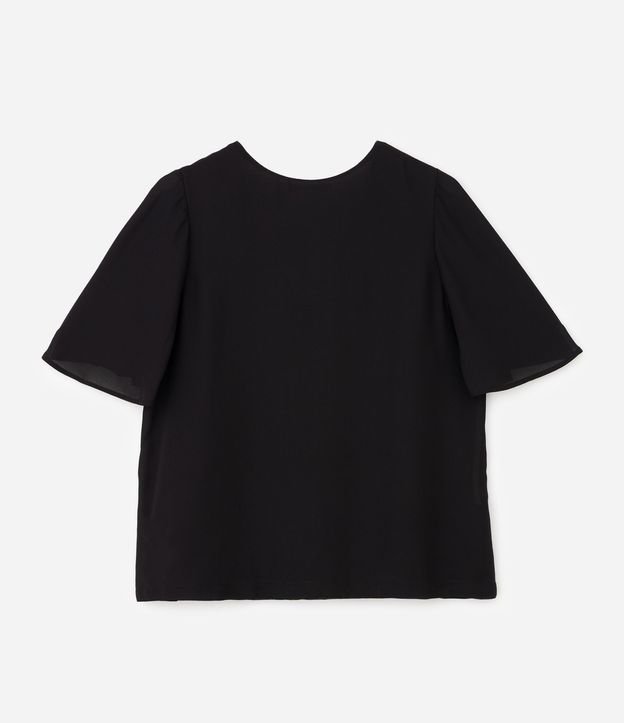 Blusa Crepé Escote V Curve & Plus Size 7