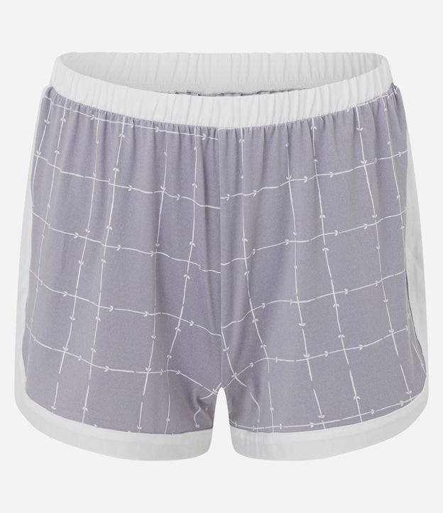 Pijama Short Doll Regular con Toque Suave y Estampa Geométrica 7