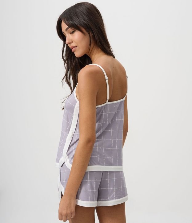 Pijama Short Doll Regular con Toque Suave y Estampa Geométrica 4