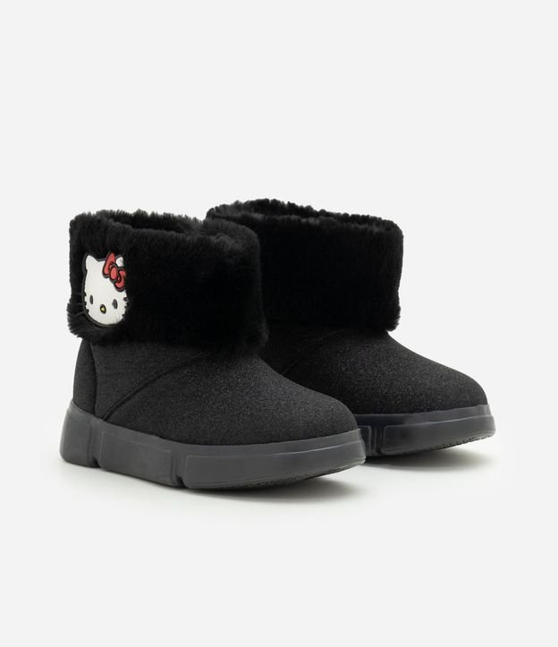 Bota Infantil Hello Kitty con LED y Pelitos – Talle 20 a 27 8
