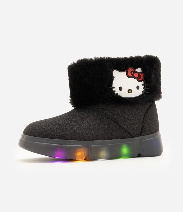 Bota Infantil Hello Kitty con LED y Pelitos – Talle 20 a 27