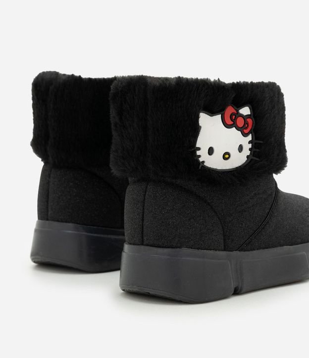 Bota Infantil Hello Kitty con LED y Pelitos – Talle 20 a 27 2