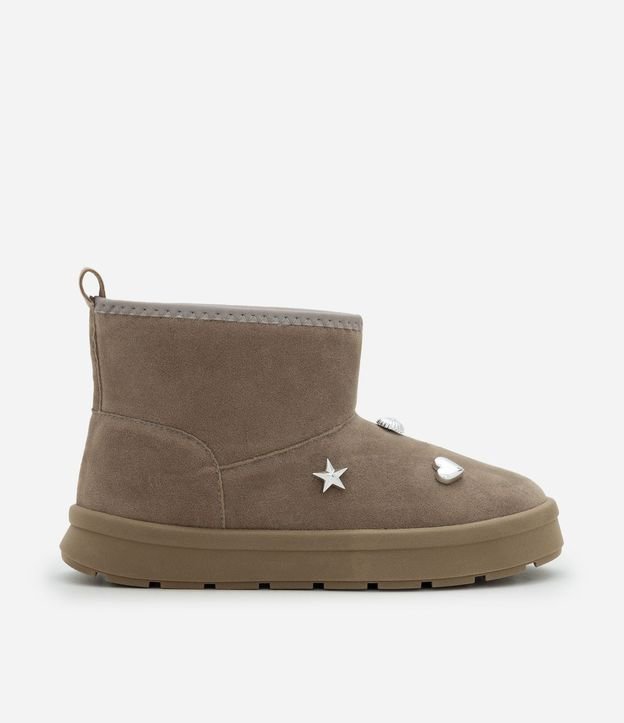 Bota Infantil Comfy con Pins Decorativos y Pelitos – Talle 28 a 34 5