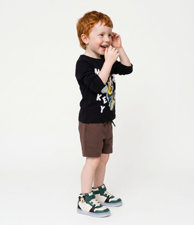Remera Manga Larga Mickey Futebol - Talle 2 a 6 años 2