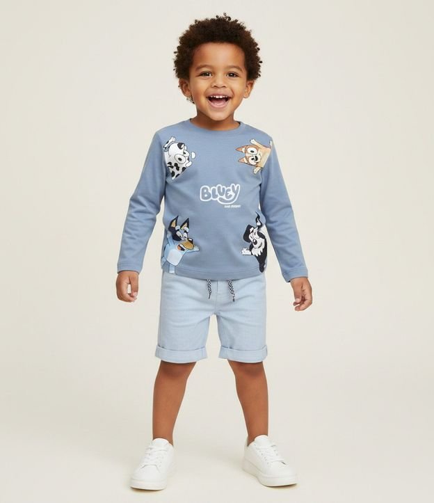 Remera Infantil con Estampa Bluey and Friends – Talle 2 a 6 años