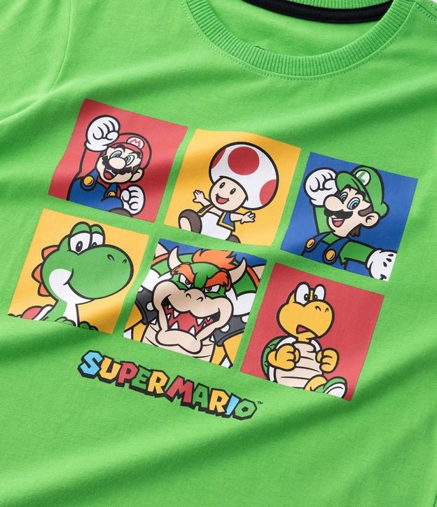 Remera Infantil en Algodón con Estampa de Super Mario – Talle 4 a 12 años 5