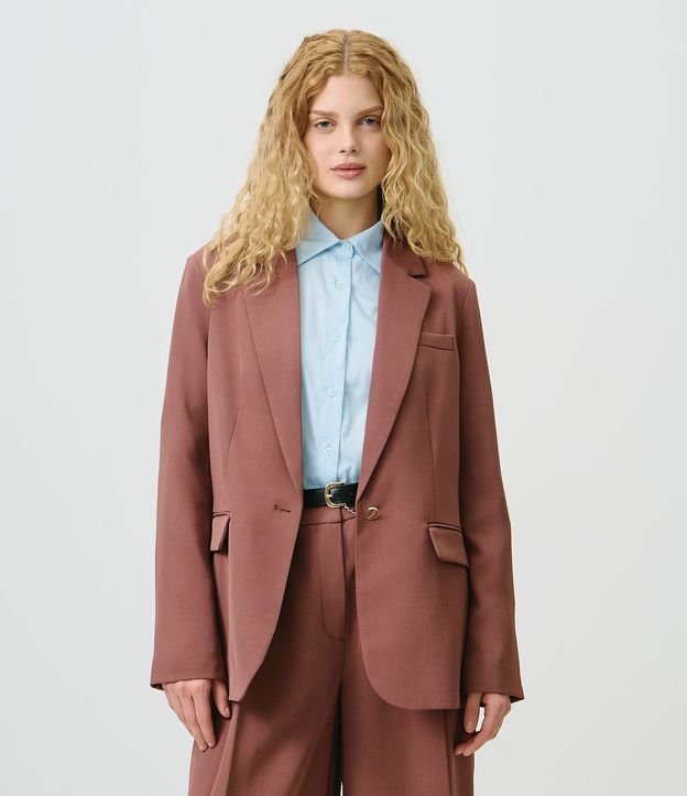 Blazer Confort Estructurado con Forro Interno 1