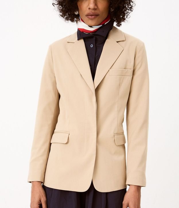 Blazer Sastre con Cinturón Largo en PU 2