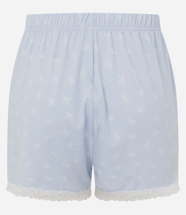 Short de Pijama en Peach Touch con Estampa de Moñitas 7