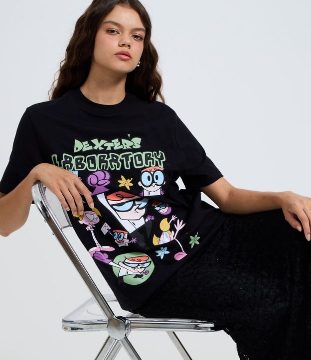 Remera en Algodón con Estampado Laboratório de Dexter