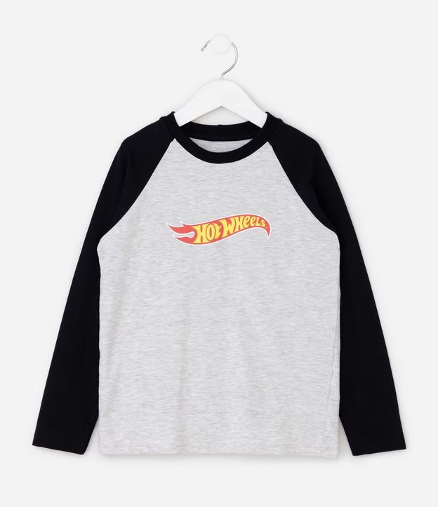 Remera Infantil con Lettering Hot Wheels – Talle 4 a 12 años 2