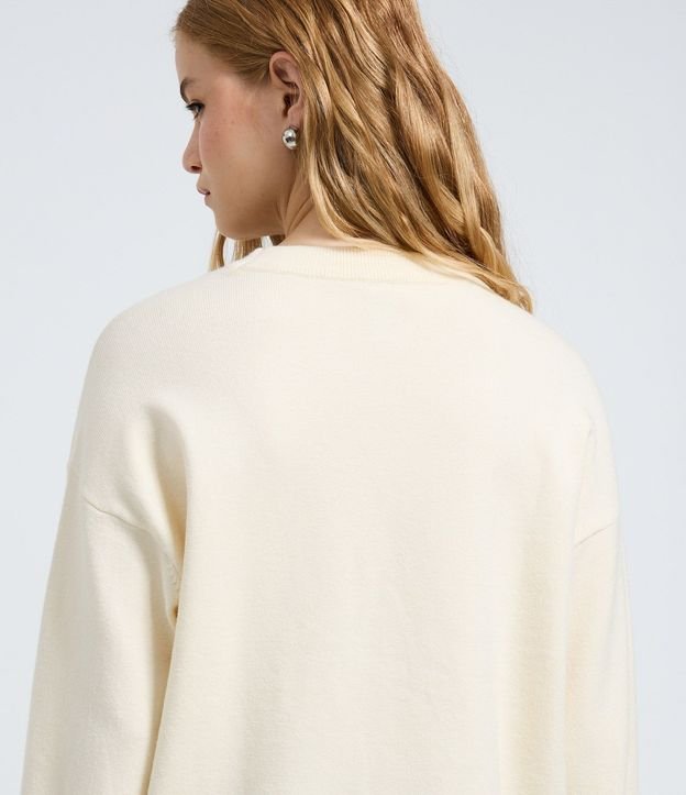 Blusa en Punto con Estampa de Gato 4