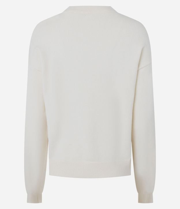 Blusa en Punto con Estampa de Gato 7