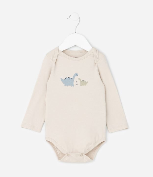 Body Infantil con Estampa de Dinosaurio – Talle RN a 18 Meses 2