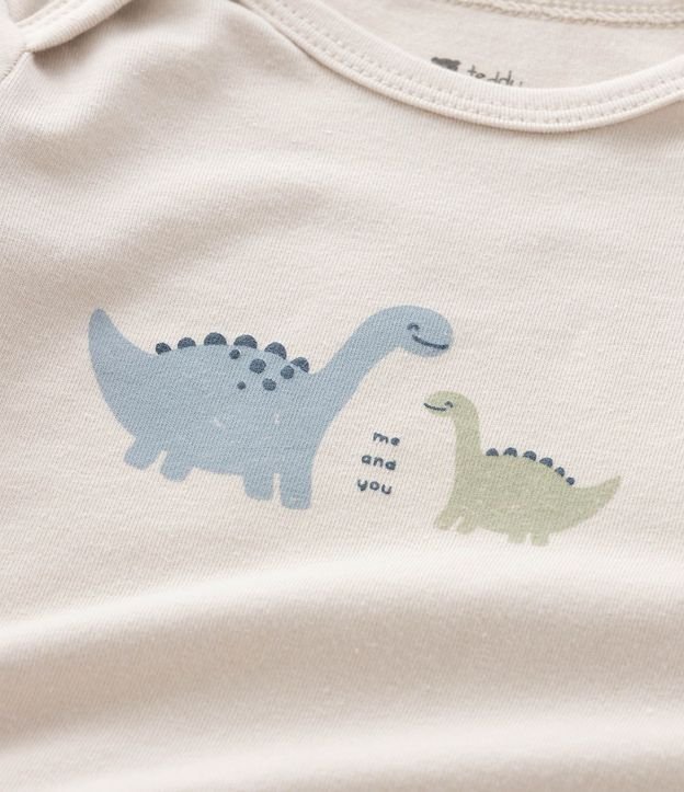 Body Infantil con Estampa de Dinosaurio – Talle RN a 18 Meses 7