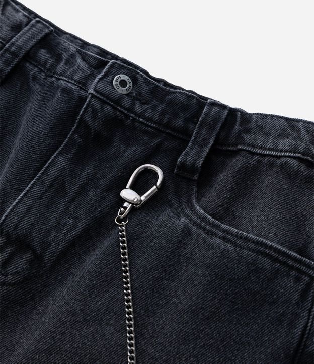 Pantalón Infantil Super Baggy en Jeans con Cadena – Talle 5 a 14 años 6