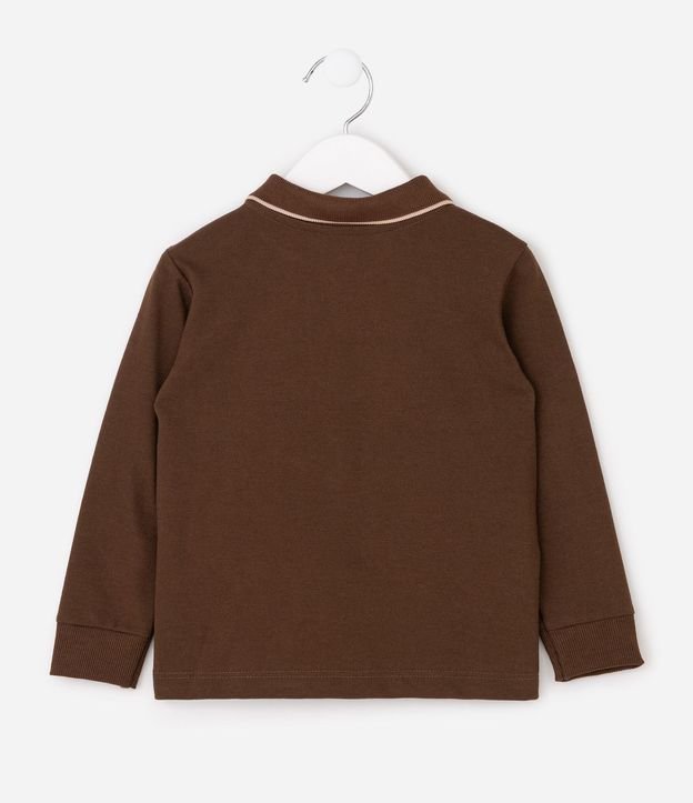Polo Infantil Manga Larga con Mickey Minimal – Talle 2 a 6 años 3