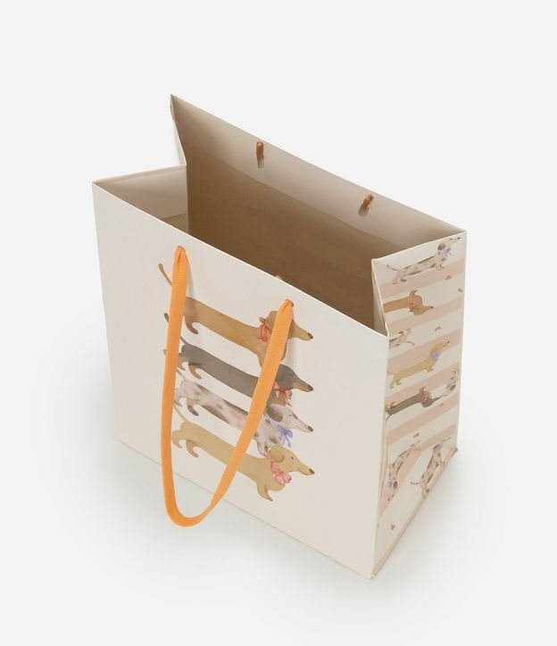 Bolsa de Regalo Pequena con Estampa de Perro Salsicha 3