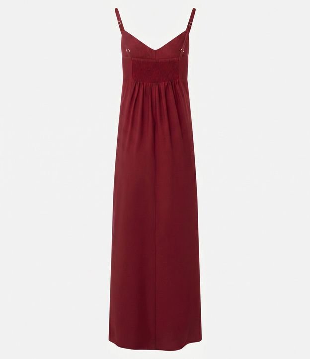 Vestido Midi Evasê en Viscosa con Escote Corazón 6