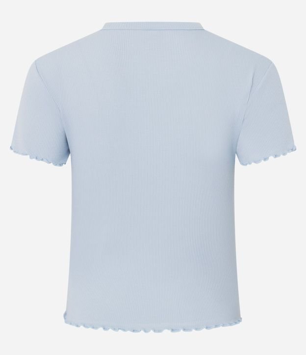 Blusa Manga Corta con Cuello Redondo 4