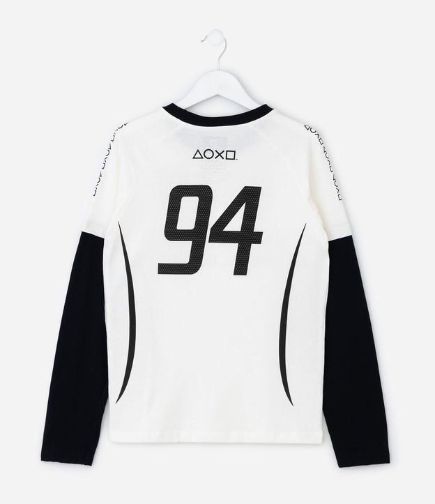 Remera Infantil Playstation con Manga Sobrepuesta – Talle 5 a 14 años 3