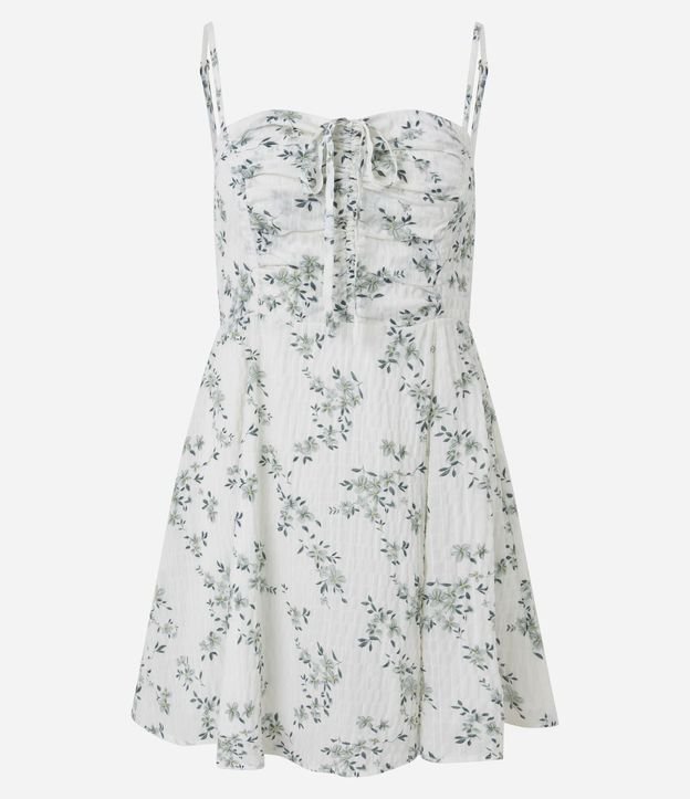 Vestido Floral Liberty Texturizado con Lazo 5