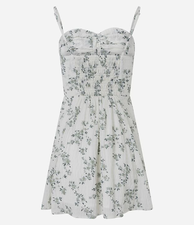 Vestido Floral Liberty Texturizado con Lazo 7