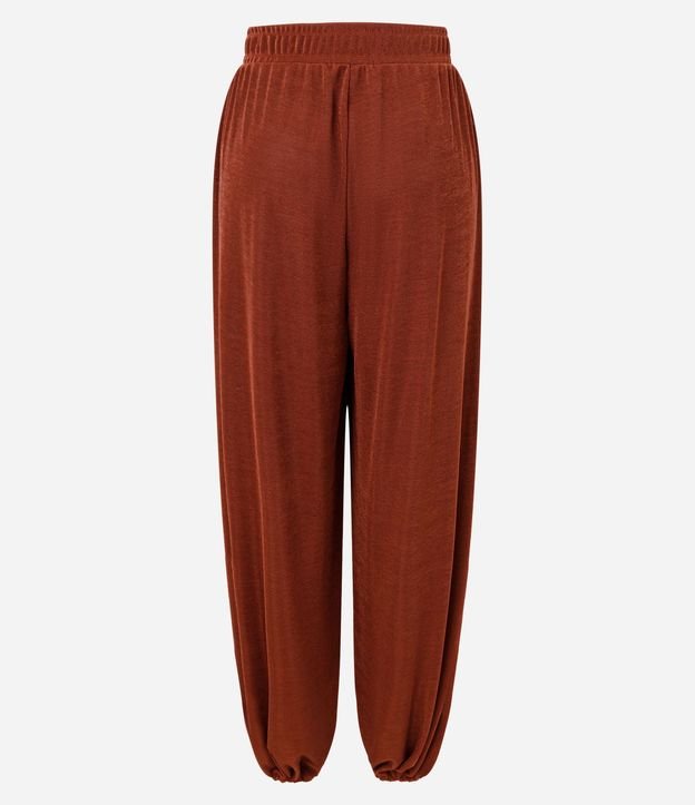 Pantalón Aladim con Leve Brillo y Cintura Ancha 7
