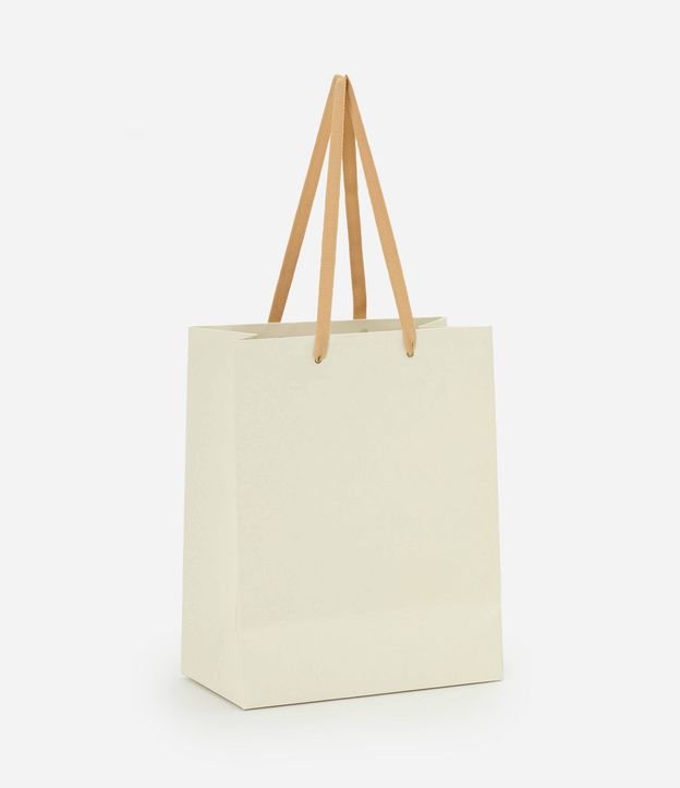 Bolsa de Regalo Pequeña con Textura de Flores