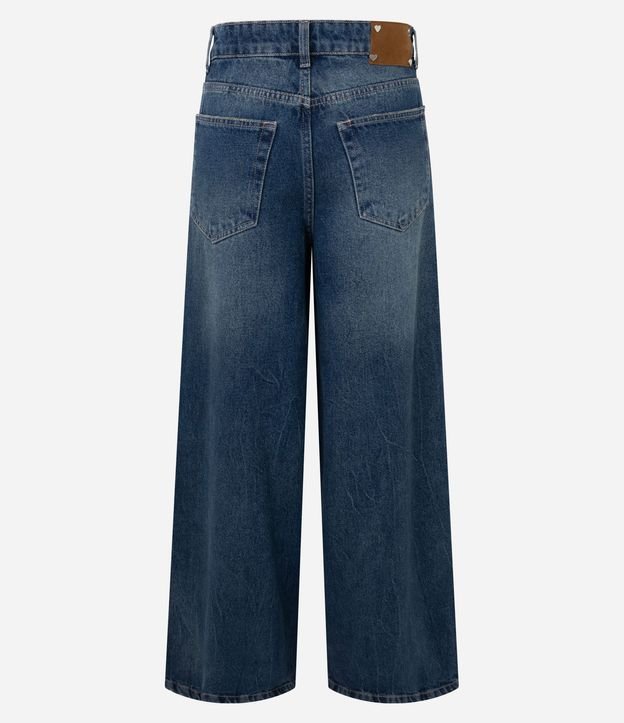 Pantalón Super Wide Jeans con Cintura Mediana 6