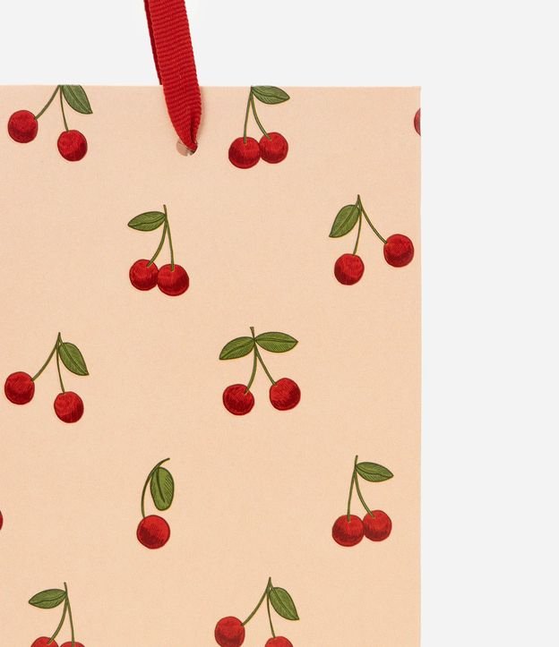 Bolsa de Regalo Pequeña con Estampa de Cerezas 2